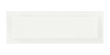 4 x 12 in. Soho Canvas White Beveled Glossy Pressed Glazed Ceramic Wall Tile - BUILDMYPLACE
