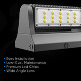 40W Rotatable LED Wall Pack Lights - Bronze - 5700K - 5,341 Lumens - DLC Qualified Outdoor Wall Light Fixture - BUILDMYPLACE