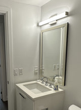 Bathroom Light Fixtures, Wall Mount, 24 inch/36 inch/48 inch, ETL Listed, Dimmable, Waterproof  Vanity Lighting, Rectangle Shape