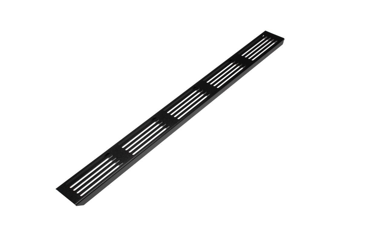 MYVARIO-LINE – 35 in. Design grate and drain channel - Matte Black - Powder Coated - tile cover