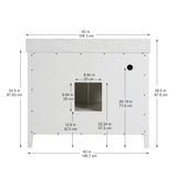 Allen-Roth Christy 42-In Carrara White Undermount Single Sink Bathroom Vanity With White Engineered Marble Top