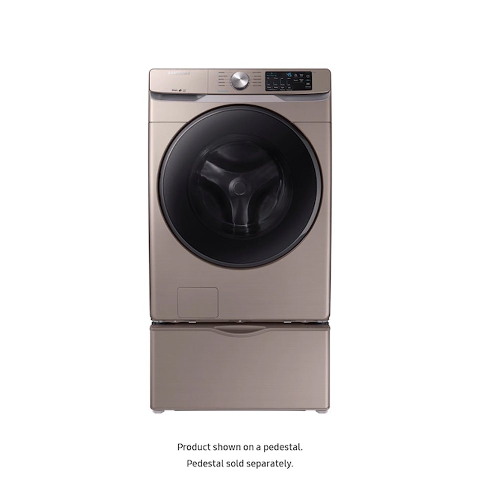 4.5 Cu. Ft. Front Load Washer With Steam And Sensor, Champagne - BUILDMYPLACE