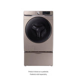 4.5 Cu. Ft. Front Load Washer With Steam And Sensor, Champagne - BUILDMYPLACE