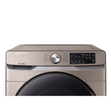4.5 Cu. Ft. Front Load Washer With Steam And Sensor, Champagne - BUILDMYPLACE