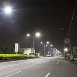 450W LED Pole Light with Dusk to Dawn Photocell, 5700K, High Voltage AC277 - 480V, Universal Mount Bronze, With 20KV Surge Protector, IP65 Waterproof, LED Parking Lot Lights - Outdoor Commercial Area Street Lighting, Gen14 - BUILDMYPLACE