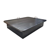 FULL XL Metal Bed Frame - 80 X 54 X 17 Inch Black Color Steel with Powder Coated Frame - 54KG
