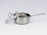 KUCHT Culinary Professional 3 Ply Stainless Steel 10 Piece Cookware Set