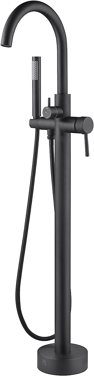 High Flow Freestanding Tub Filler, ‎44.7 x 8.5 x 9.65 inches