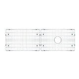 57 - inch Workstation Two - Tiered Ledge Kitchen Sink Undermount 16 Gauge Stainless Steel - BUILDMYPLACE