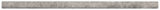5/8 X 12 In Ritz Gray Polished Marble Pencil - BUILDMYPLACE