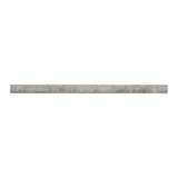5/8 X 12 In Ritz Gray Polished Marble Pencil - BUILDMYPLACE