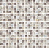 5/8 X 5/8 In Glass Slate Bliss Blend Cotton Wood Mosaic - BUILDMYPLACE