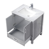 Jacques 84 in. Bathroom Freestanding Bathroom Vanity With Undermount Ceramic Sink, White Carrara Marble