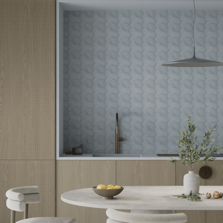 6 in Teramoda Sterling Hexagon Glossy Pressed Glazed Ceramic Tile - BUILDMYPLACE