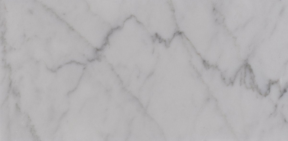 6 X 12 in. Bianco Carrara White Polished Marble Tile - BUILDMYPLACE