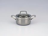 KUCHT Culinary Professional 3 Ply Stainless Steel 10 Piece Cookware Set
