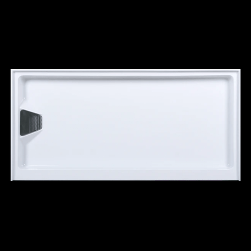 60 in. L x 30 in. W Acrylic Shower Base With Drain, Single Threshold Shower Pan - PRO