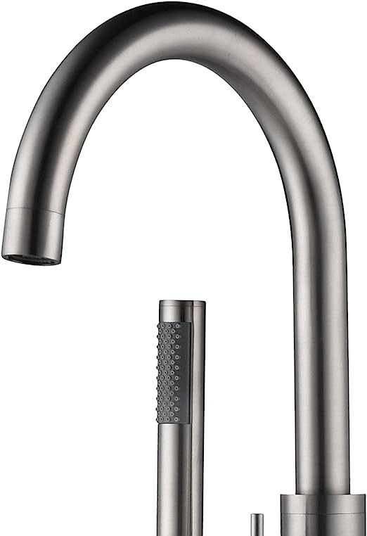 High Flow Freestanding Tub Filler, ‎44.7 x 8.5 x 9.65 inches