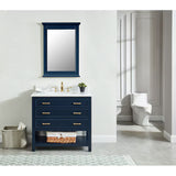 Allen-Roth Presnell 25-Inches X 36-Inches Polished Rectangle Bathroom Vanity Mirror