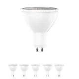 6.5W LED Light Bulbs - PAR16 - 5000K Dimmable - 500 Lm - GU10 Base - Daylight White - BUILDMYPLACE