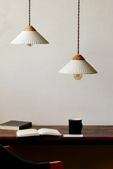 Summit Mountain Cream White Pendant Light, Max 20W, E26 Base, Damp Rated