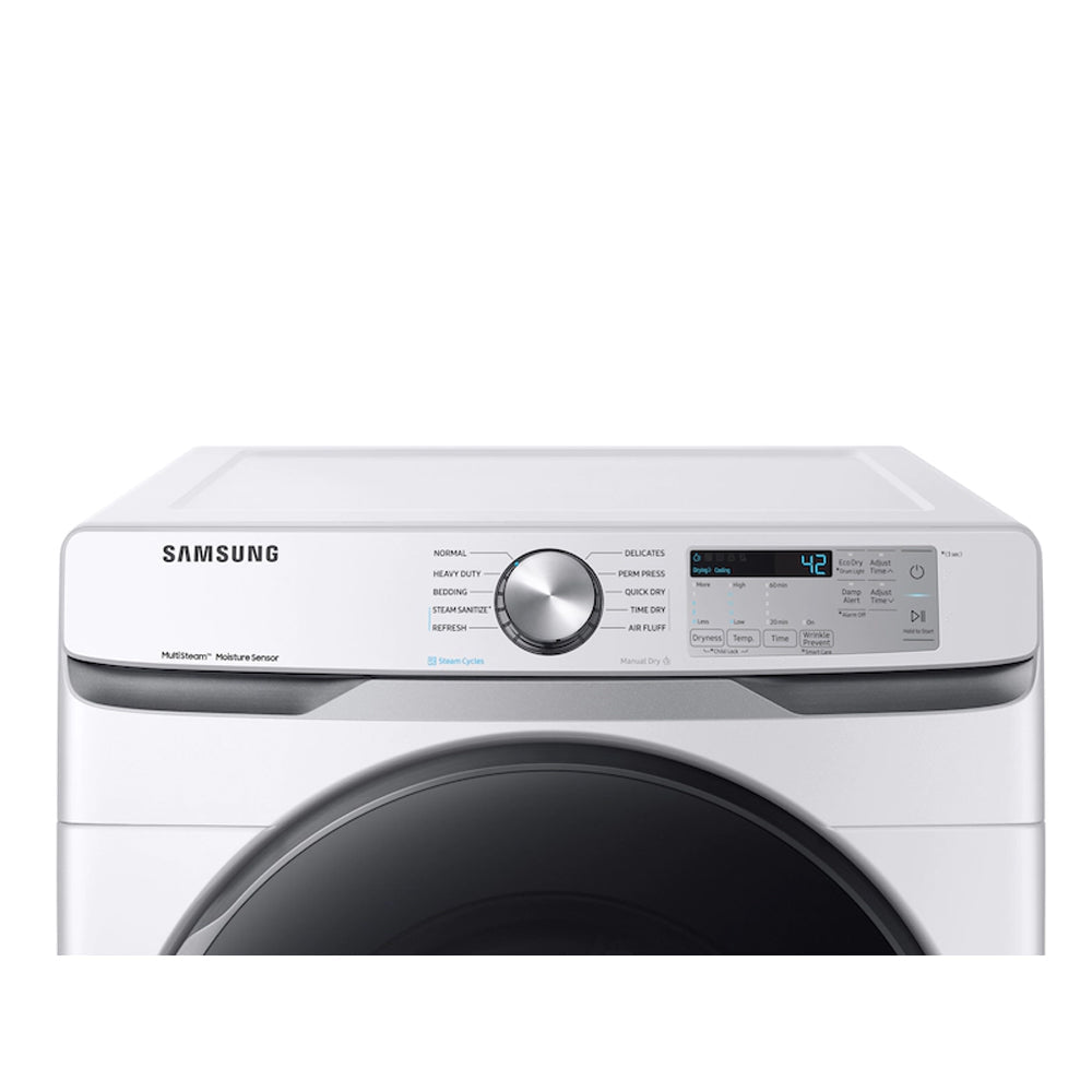 7.5 Cu. Ft. Gas Dryer Multi - Steam Technology W/ Child Lock Feature - BUILDMYPLACE