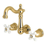 8 Inch Heritage Center Wall Mount Bathroom Faucet - BUILDMYPLACE