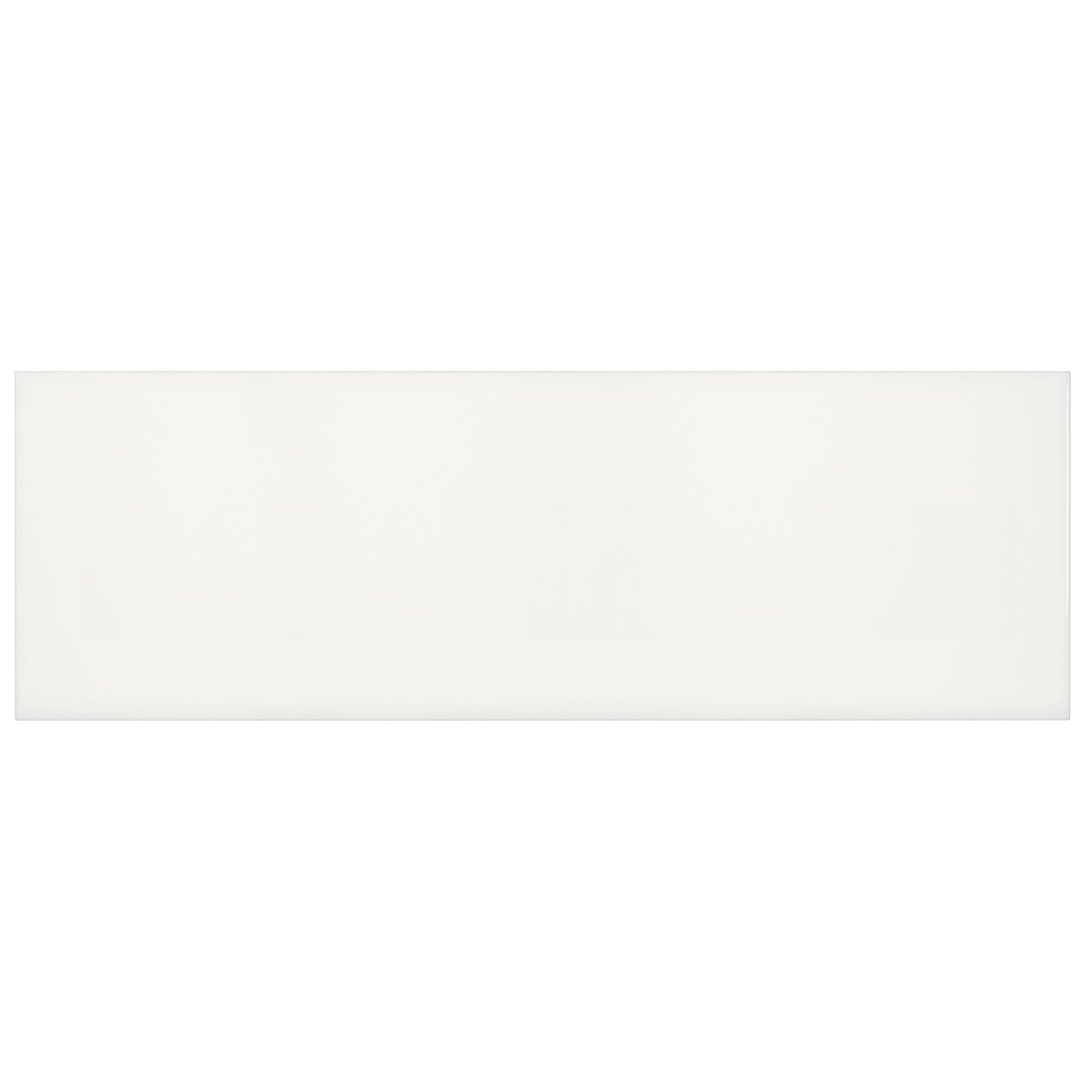 8 X 24 In Soho Canvas White Light Colors Glossy Pressed Glazed Ceramic - BUILDMYPLACE