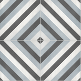 8 X 8 In Diamond Form Tide Matte Pressed Glazed Porcelain - BUILDMYPLACE