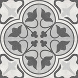 8 x 8 in. Form Ice Clover Matte Pressed Glazed Porcelain Tile - BUILDMYPLACE