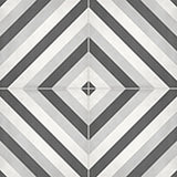 8 X 8 In Form Ice Diamond Matte Pressed Glazed Porcelain Tile - BUILDMYPLACE