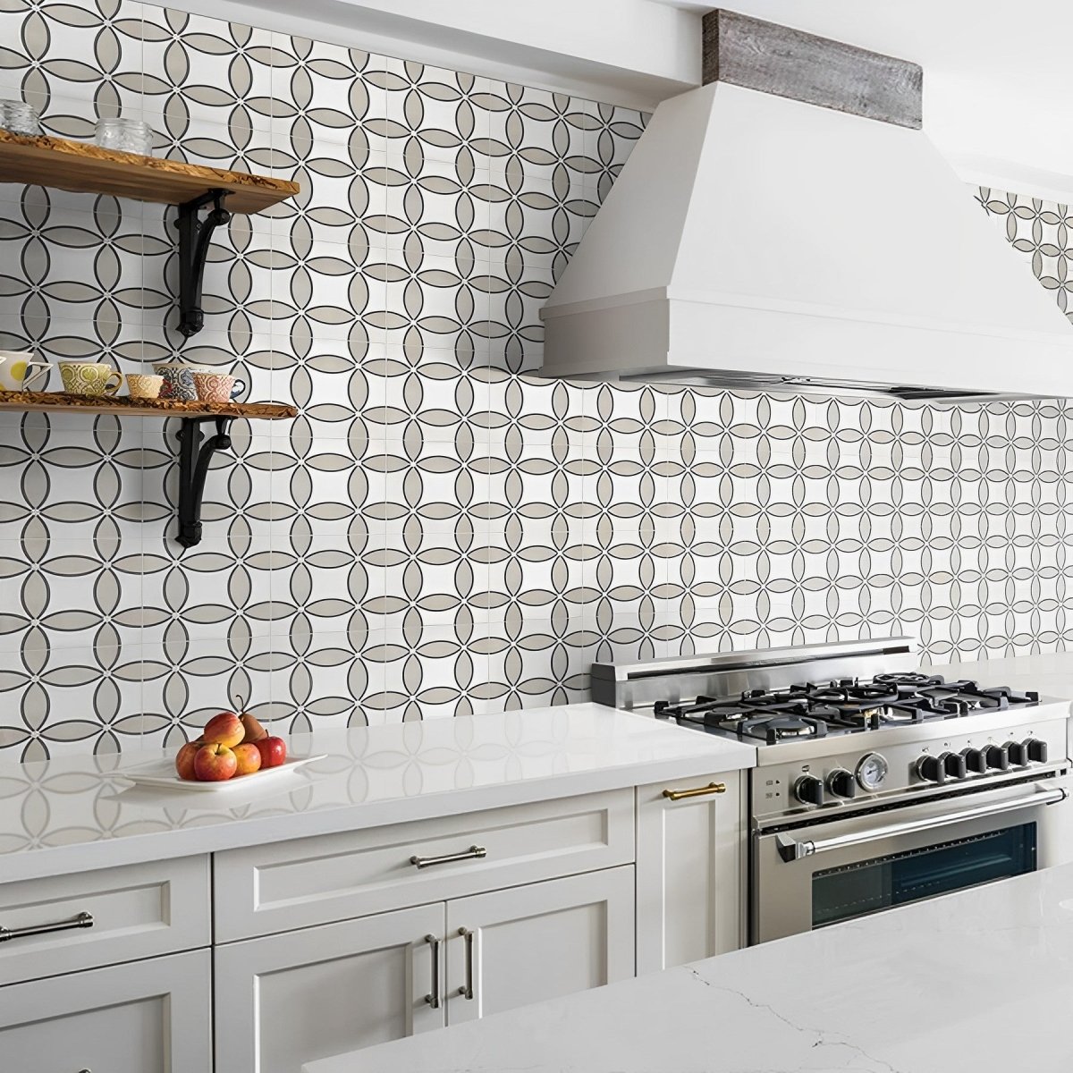 8 X 8 In Form Ice Zenith Matte Pressed Glazed Porcelain - BUILDMYPLACE