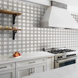 8 X 8 In Form Ice Zenith Matte Pressed Glazed Porcelain - BUILDMYPLACE