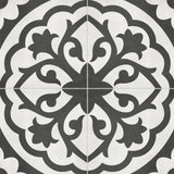 8 x 8 in. Form Monochrome Lotus Matte Pressed Glazed Porcelain Tile - BUILDMYPLACE