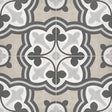 8 x 8 in. Form Sand Baroque Matte Pressed Glazed Porcelain Tile - BUILDMYPLACE