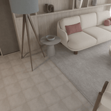8 X 8 In Form Sand Matte Pressed Glazed Porcelain - BUILDMYPLACE