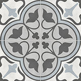8 X 8 In Form Tide Clover Matte Pressed Glazed Porcelain Tile - BUILDMYPLACE