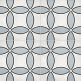 8 X 8 In Form Tide Zenith Matte Pressed Glazed Porcelain - BUILDMYPLACE