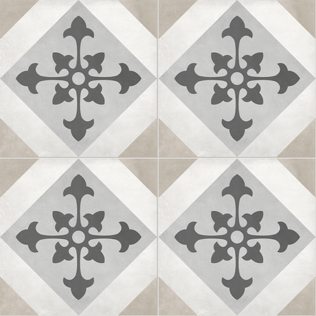 8 X 8 In Northstar Form Sand Matte Pressed Glazed Porcelain - BUILDMYPLACE