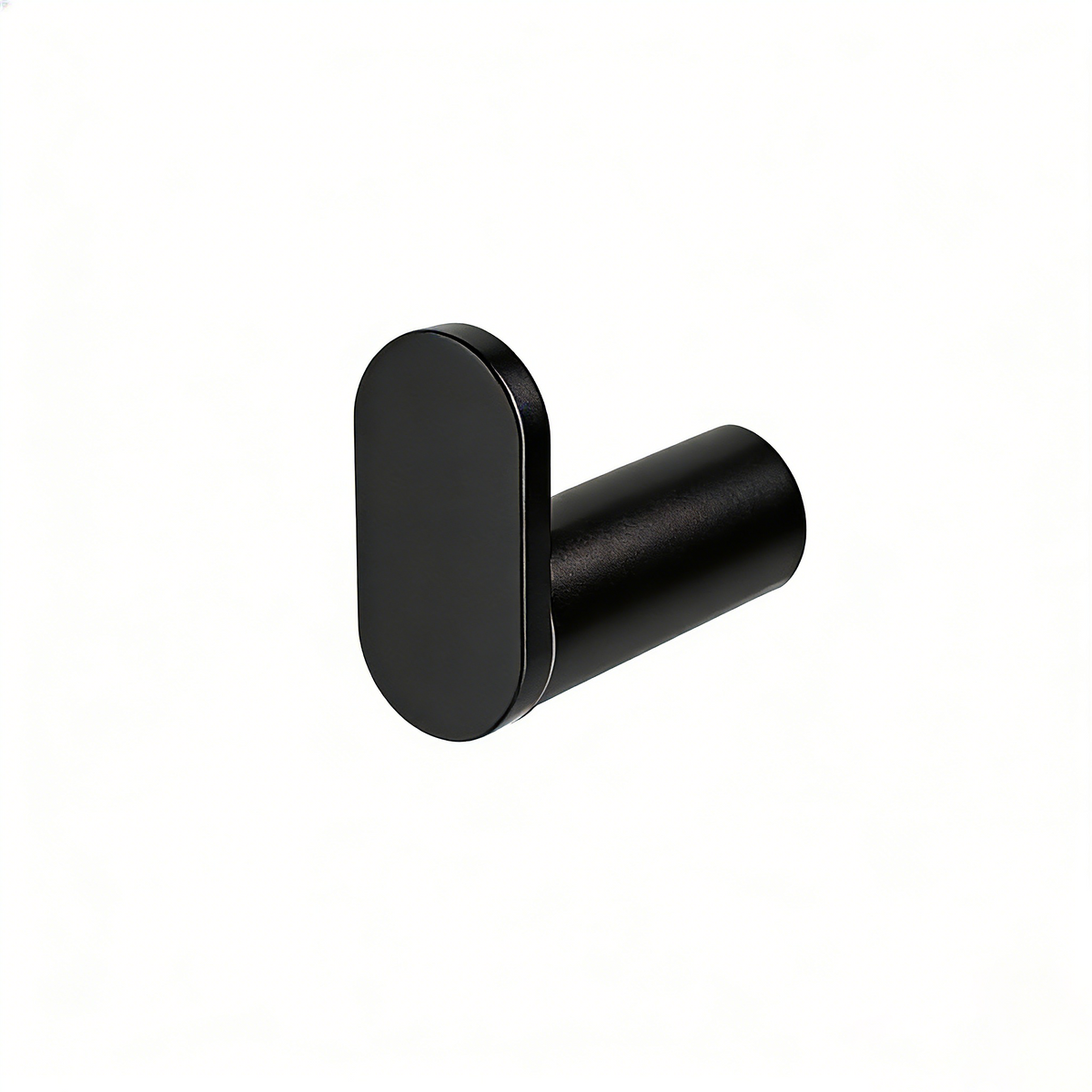 Ivanees 4-Piece Bathroom Accessories Set in Matte Black Finish – Stainless Steel Robe Hook, Towel Ring, Toilet Paper Holder & Towel Bar