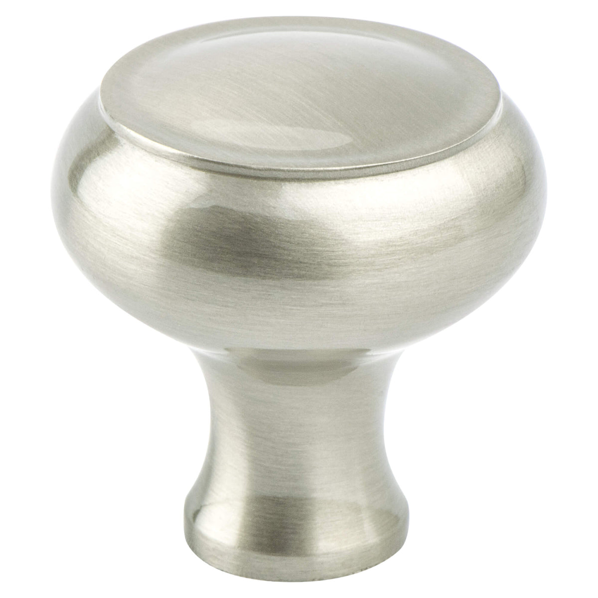 Forte Large Brushed Nickel Knob