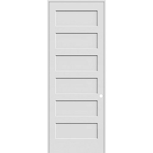 Ivanees 6-Panel Hollow Molded Door Slab 96 Inch Height