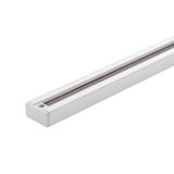8FT Track Lighting ,Single Circuit 3 - Wire System with End Cap, White Finish with 2438mm Track - BUILDMYPLACE