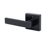 Ivanees Single Dummy Lever Handle in Matte Black Finish with Concealed Screws