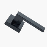 Ivanees Single Dummy Lever Handle in Matte Black Finish with Concealed Screws