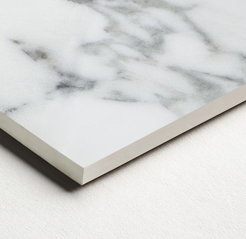 48 x 110 in Majesto Arabescato Corchia Polished Rectified Colorsync Sintered Slab 6 mm surface