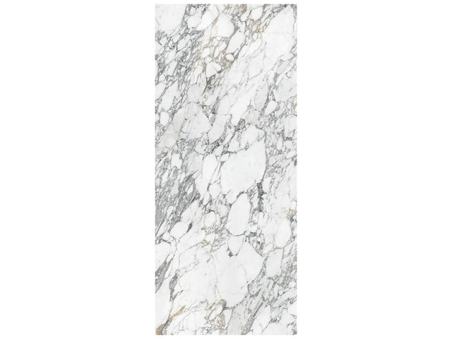 48 x 110 in Majesto Arabescato Corchia Polished Rectified Colorsync Sintered Slab 6 mm