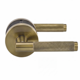 Ivanees Heavy Duty Passage Leverset in Brushed Antique Brass Finish with Concealed Screws