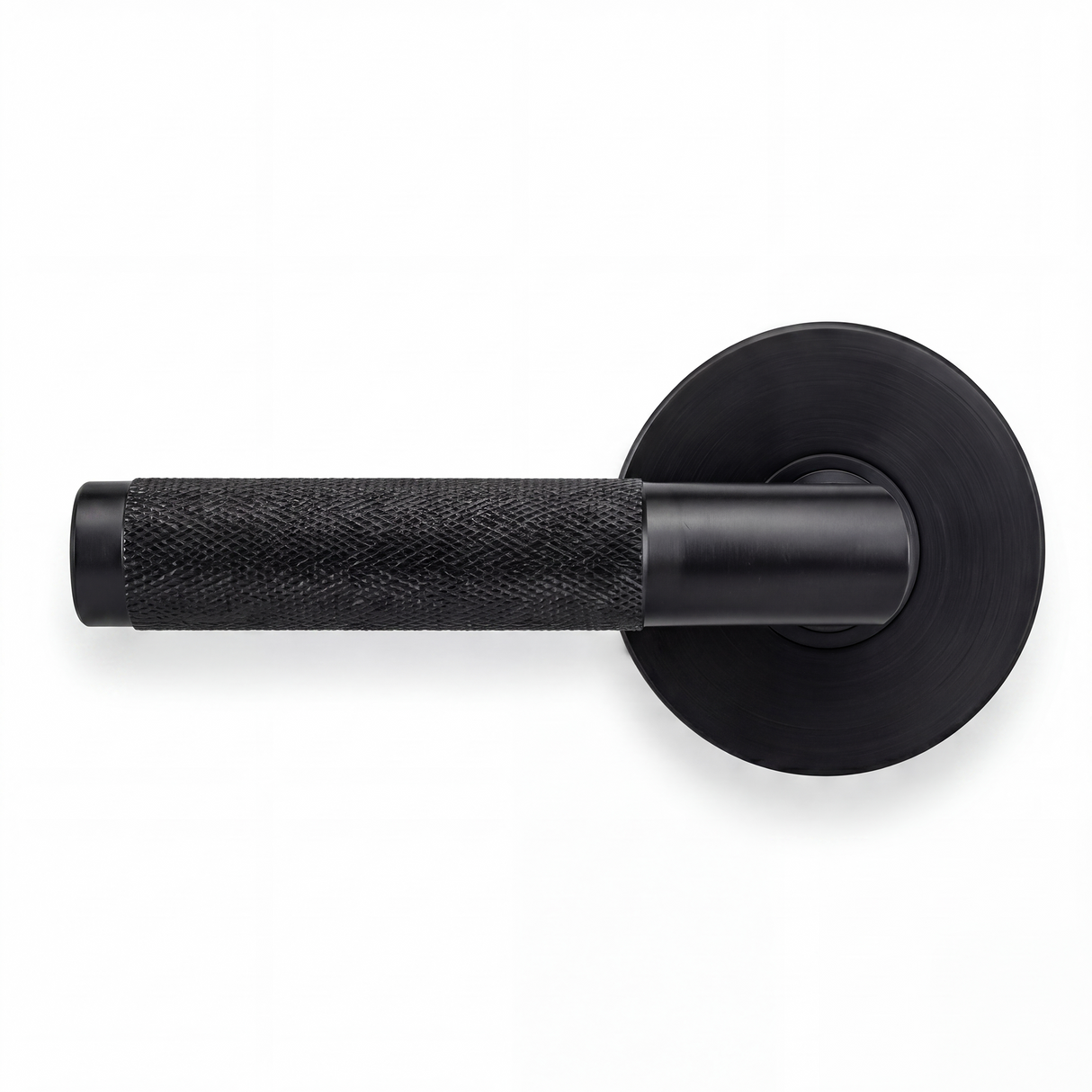 Ivanees Heavy Duty Passage Leverset in Matte Black Finish with Concealed Screws