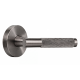 Ivanees Single Dummy Lever Handle in Brushed Gun Metal Finish with Concealed Screws